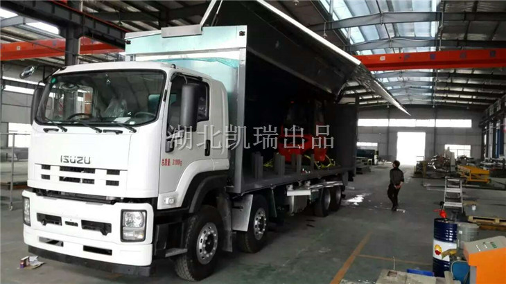 改裝完畢的檢衡車準備發(fā)運 改裝完畢的檢衡車準備發(fā)運